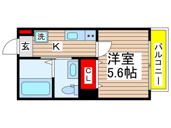 Ambition検見川の物件間取画像